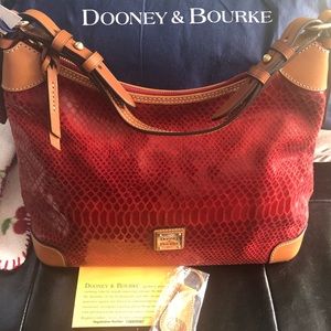 Dooney & Bourke Red snake Erica